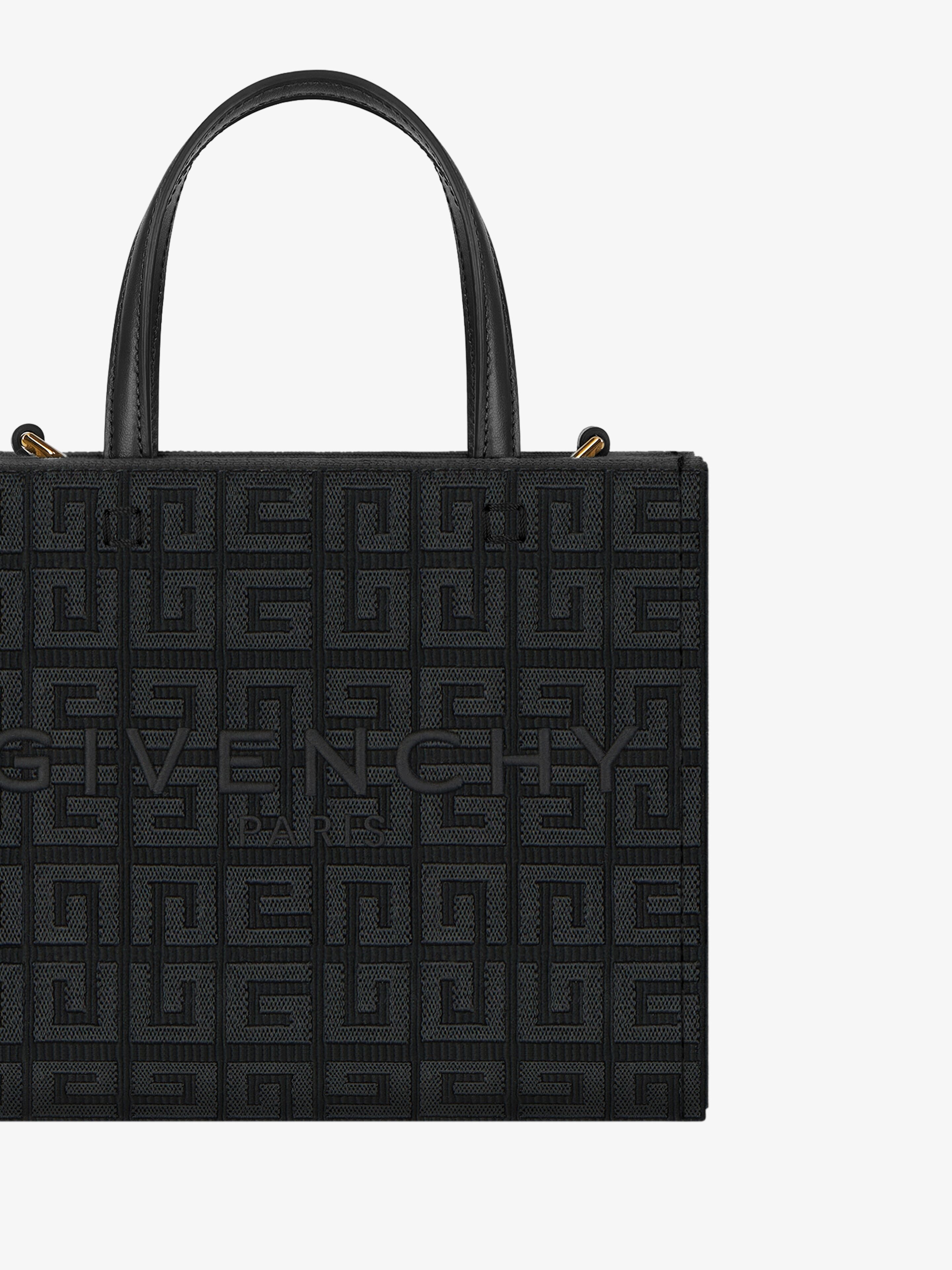 MINI G-TOTE SHOPPING BAG IN 4G EMBROIDERY - 5