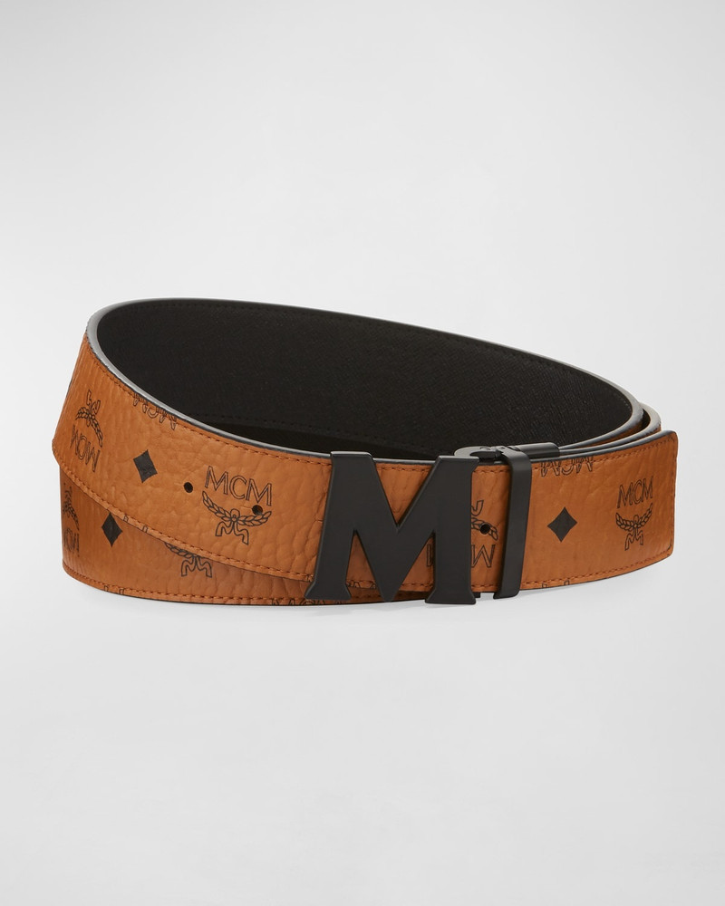 Visetos Reversible Matte-Buckle Belt 1