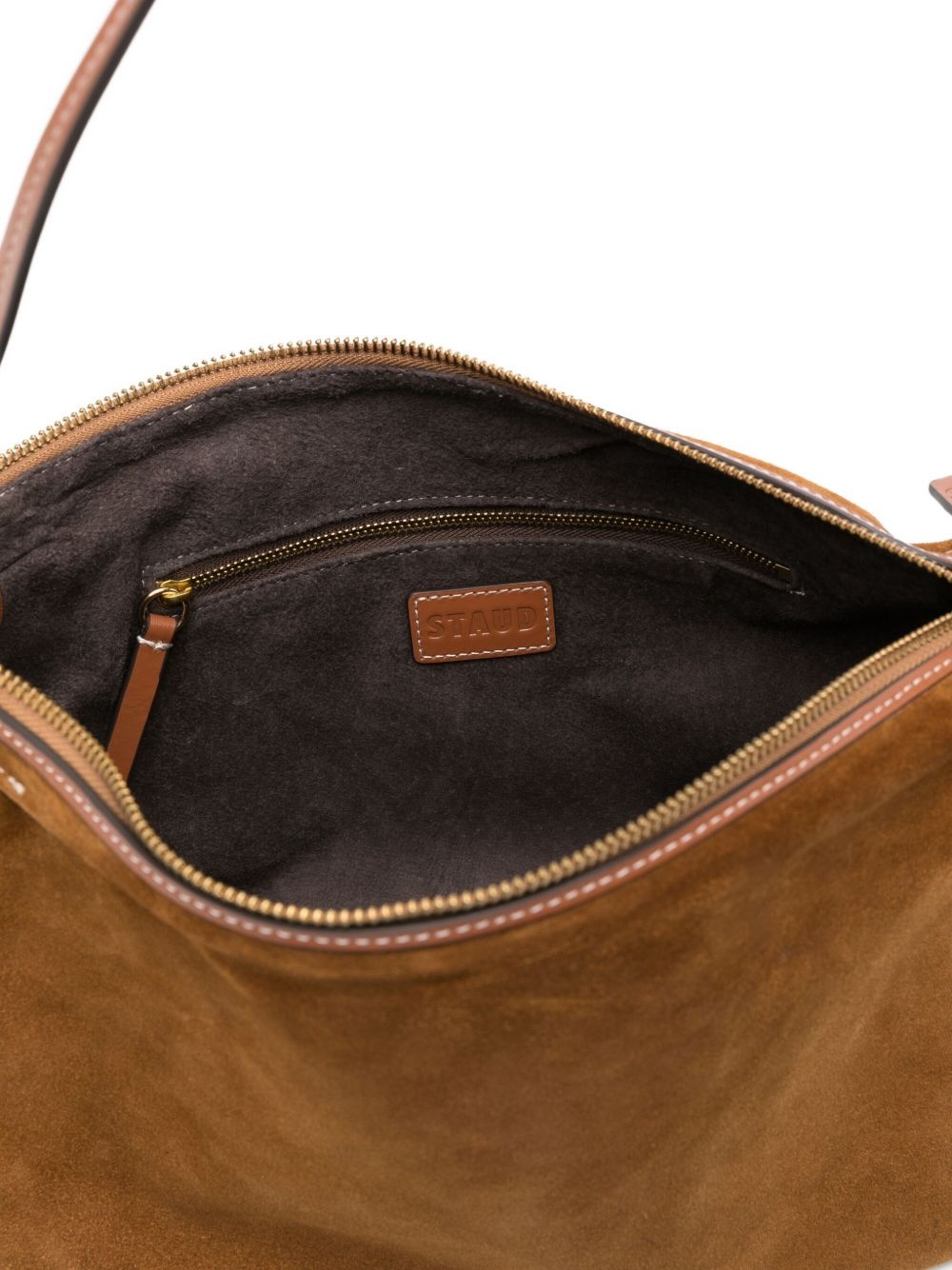 Harlow knotted-strap suede shoulder bag - 5
