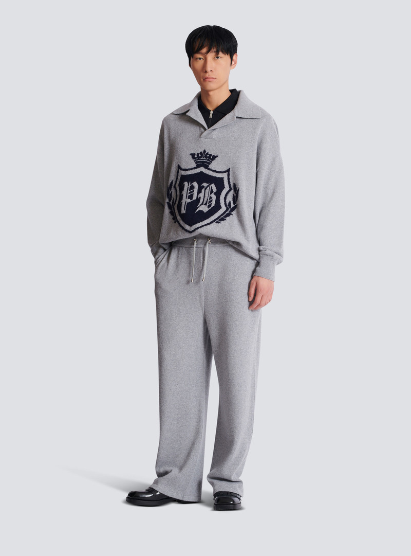 Balmain Eco-cashmere jogging bottoms outlook