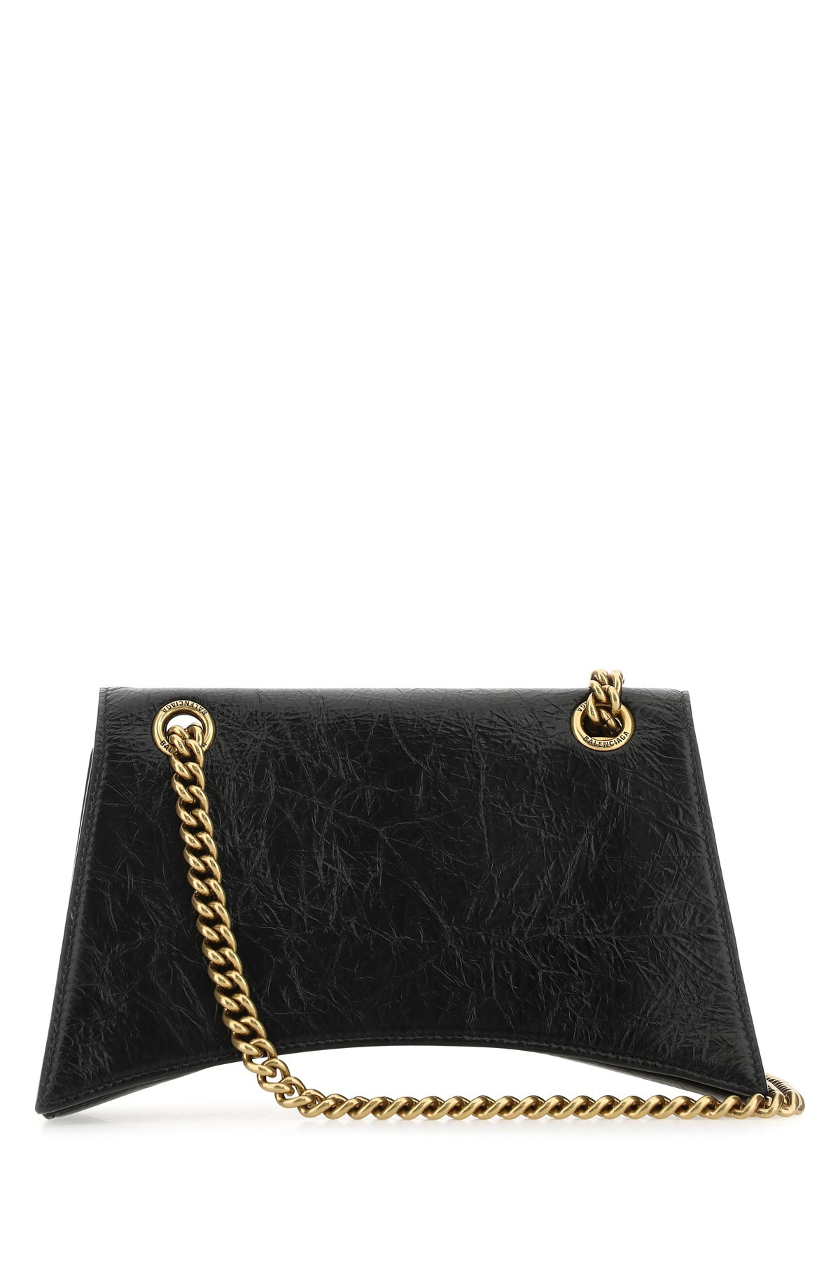 Black leather Crush S shoulder bag - 3