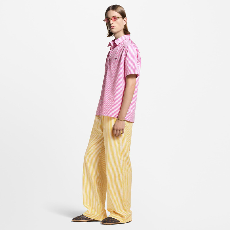 Louis Vuitton Monogram Striped Short-Sleeved Shirt outlook