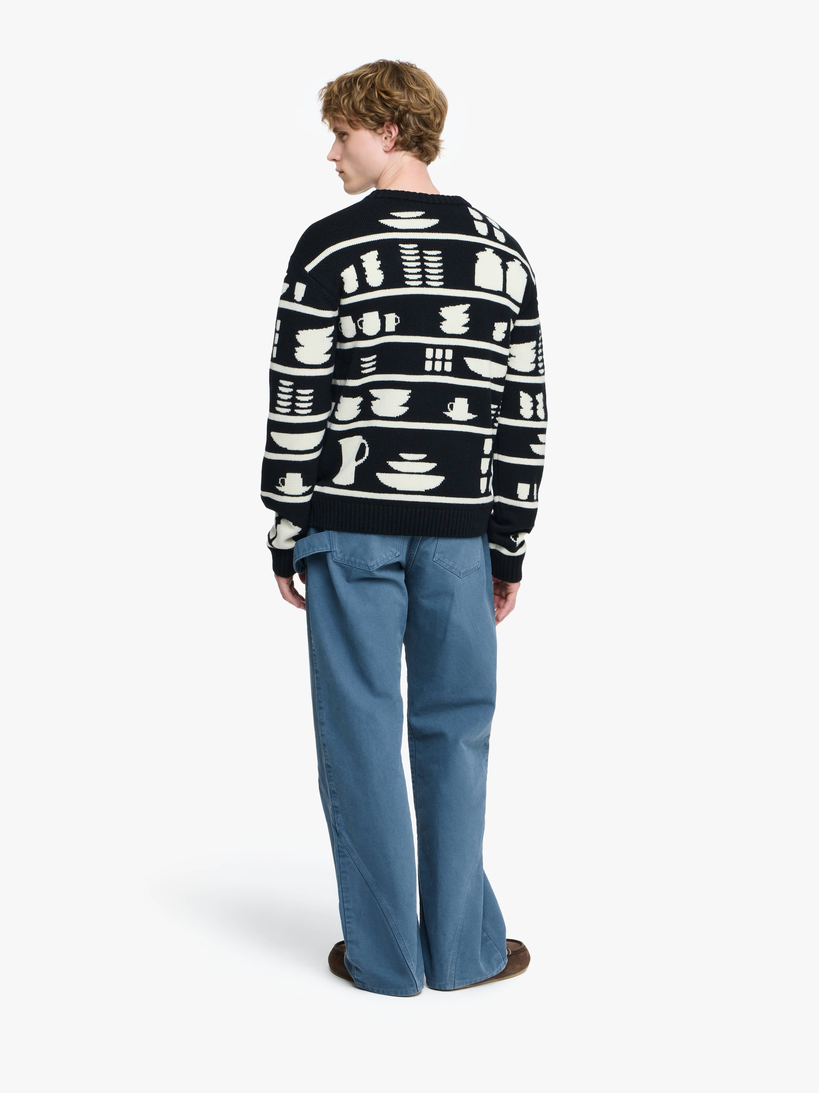 CROCKERY JACQUARD JUMPER - 3