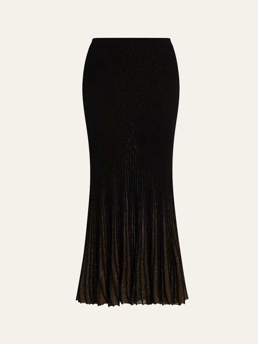 Vera Sparkly Knit Midi Skirt - 1