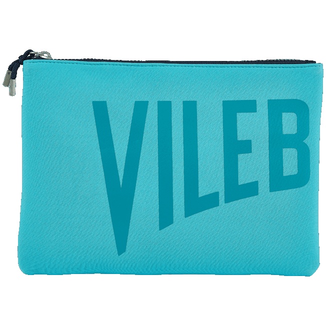 Zipped Beach Pouch Solid - 1