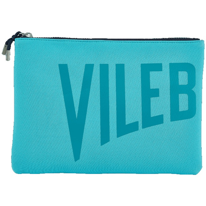 Zipped Beach Pouch Solid 1
