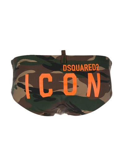 DSQUARED2 camouflage print swimming trunks outlook