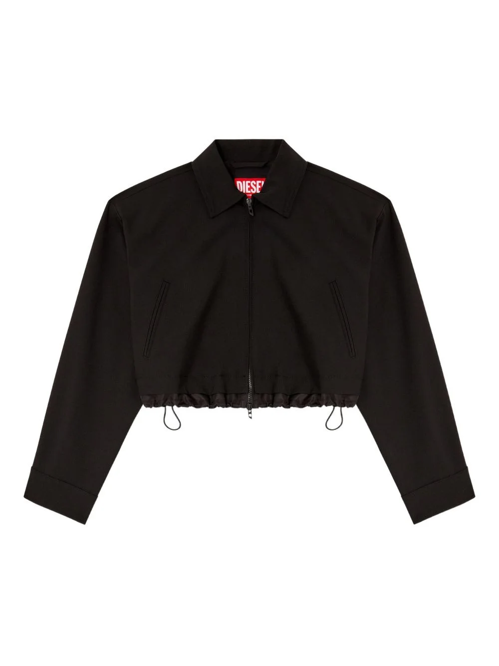 J-TING cropped zip-front jacket - 1