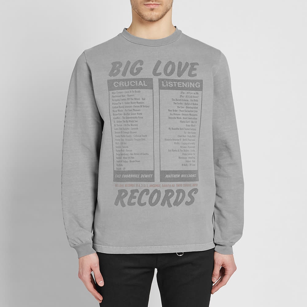 1017 ALYX 9SM x Big Love Records Long Sleeve Tee - 4