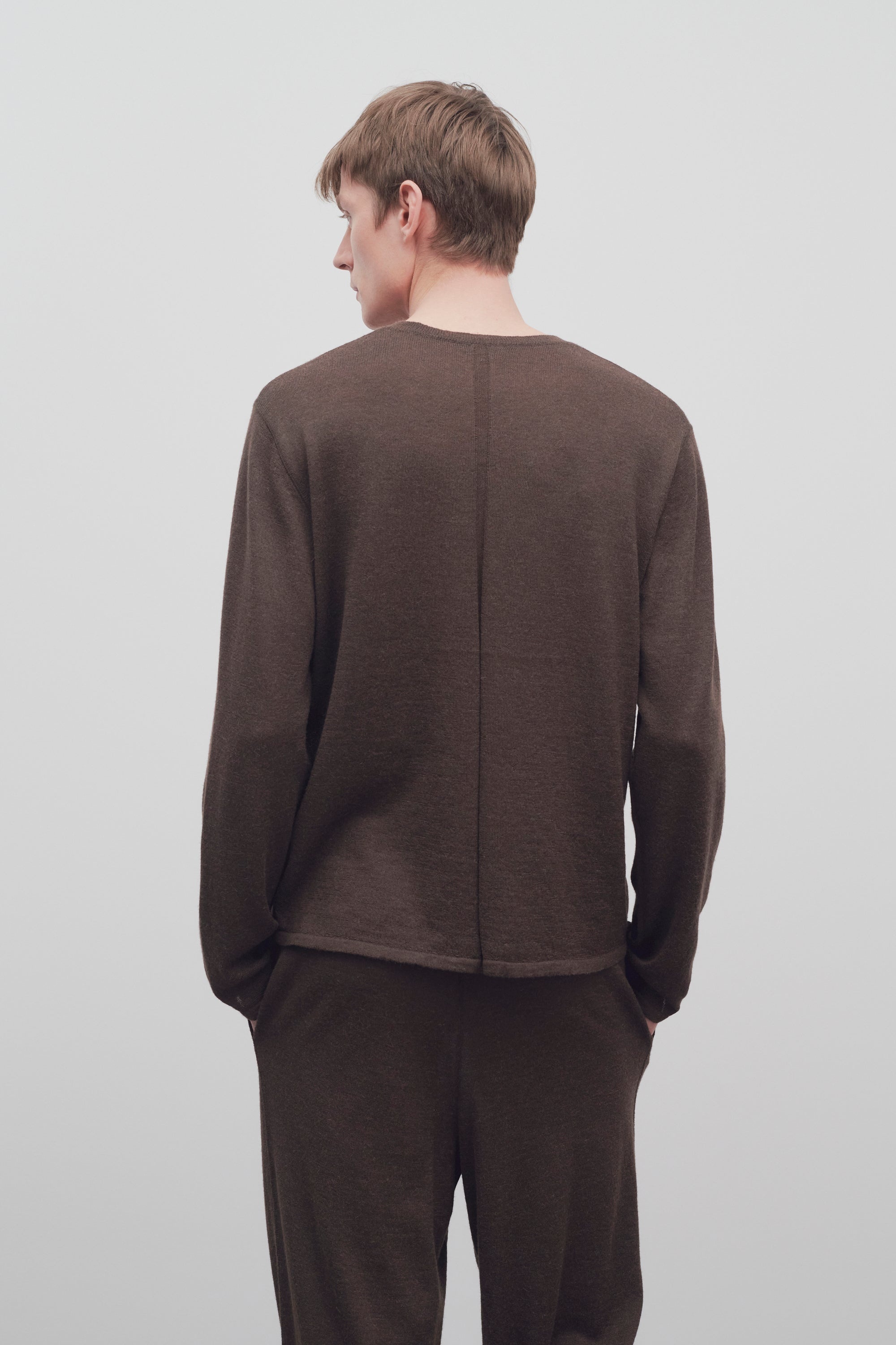 Ennio Top in Llama and Silk - 5