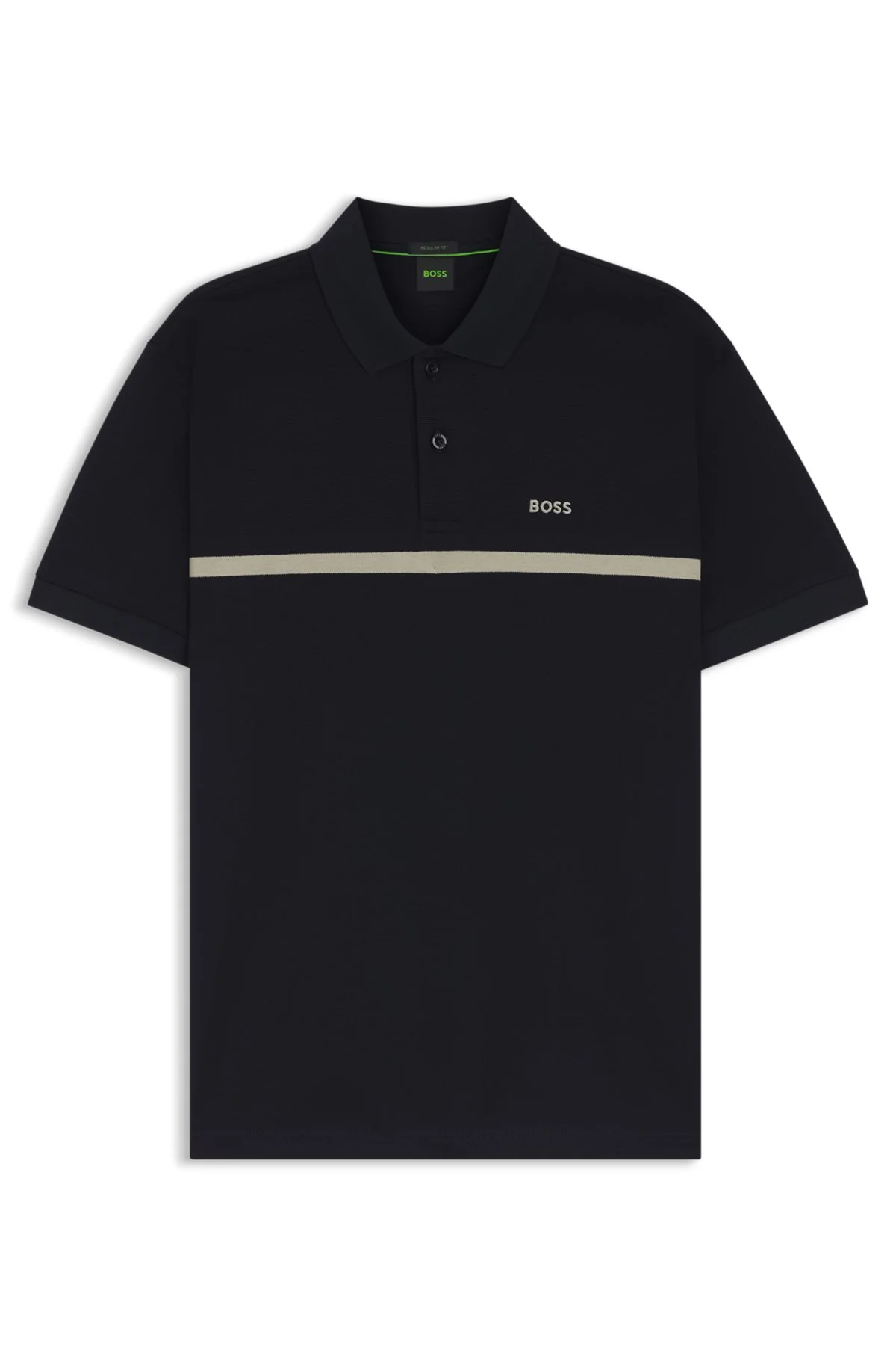 PADDY POLO SHIRT WITH ENGINEERED STRIPE - 1