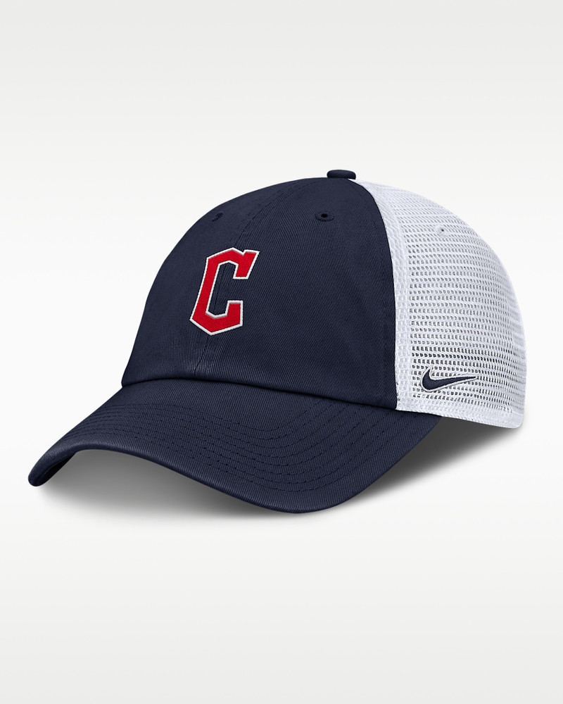 Cleveland Guardians Club Men's Nike MLB Trucker Adjustable Hat 1