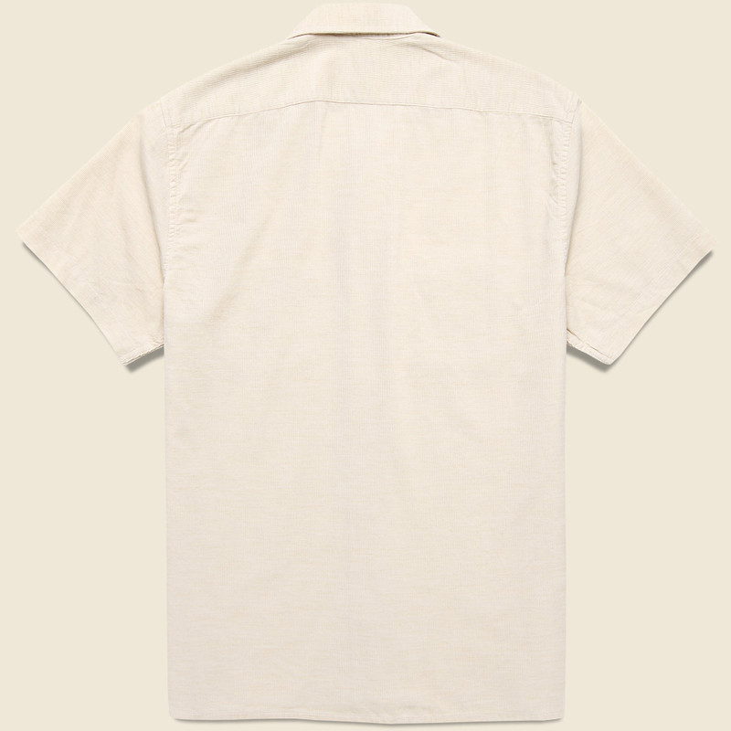 TAYLOR STITCH Pincord Conrad Shirt - Oat outlook