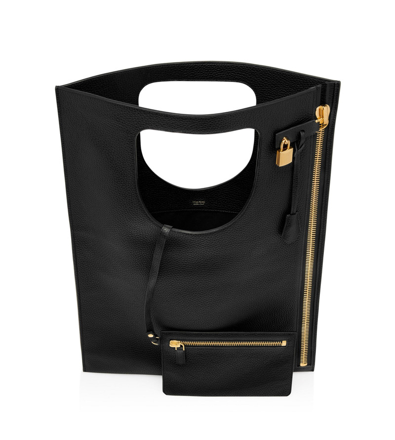 GRAIN LEATHER FLAT ALIX BAG 3