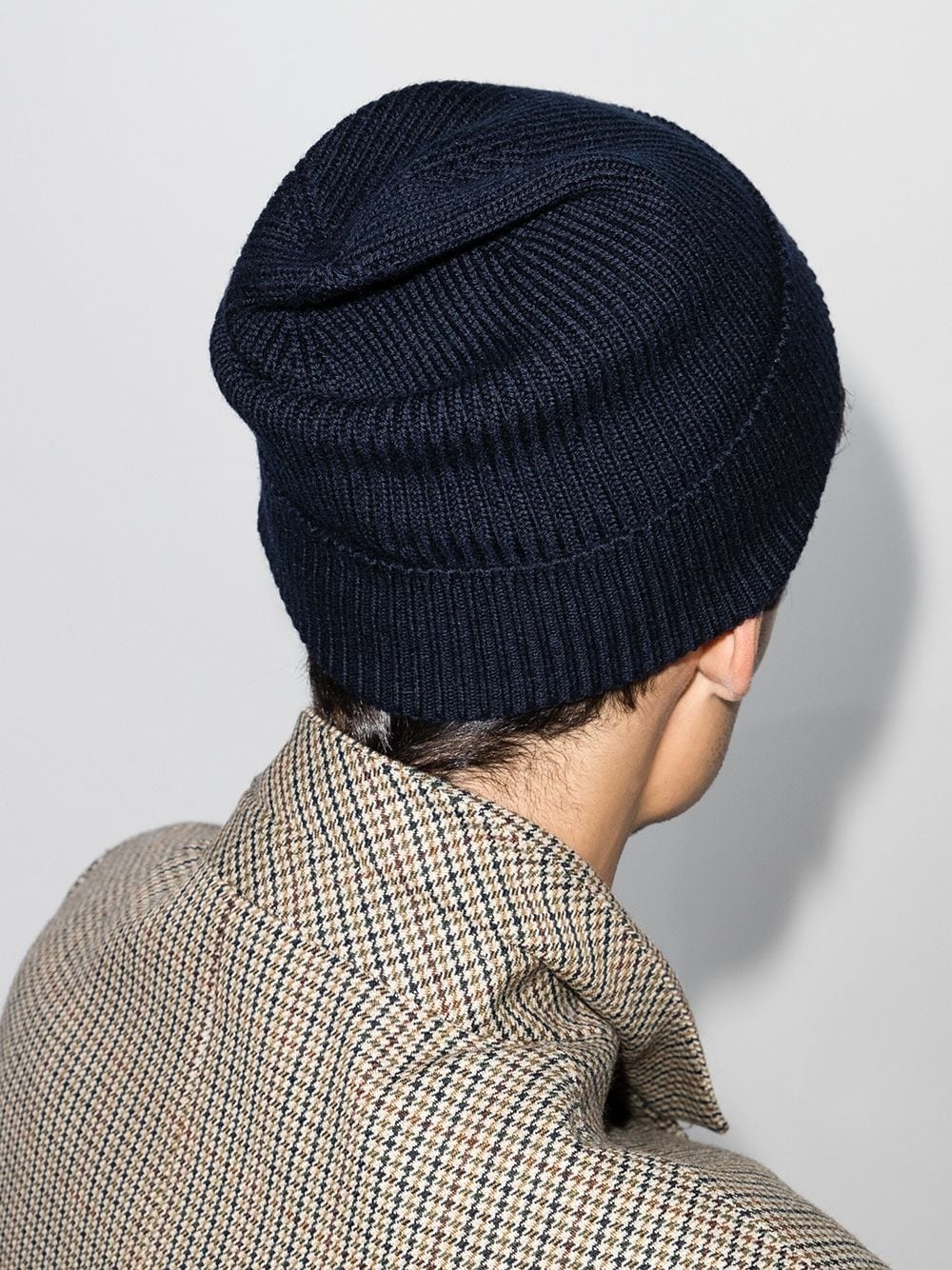 ribbed wool beanie hat - 2