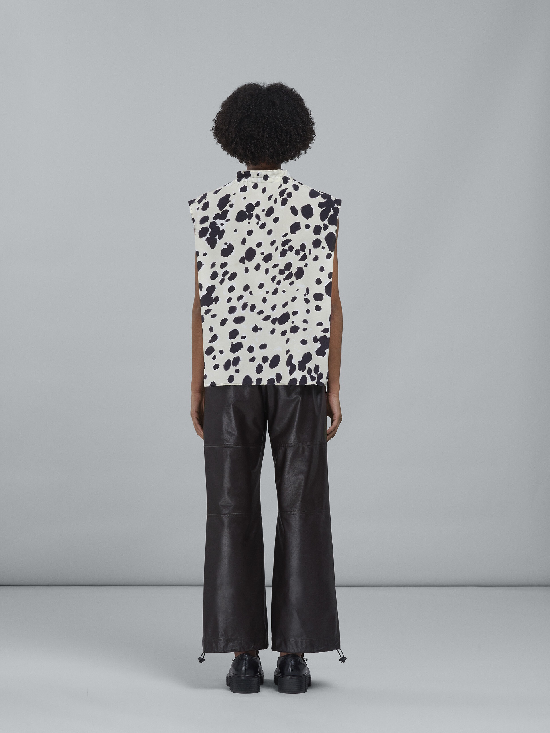 LIGHT NAPPA LEATHER CARGO PANTS - 3