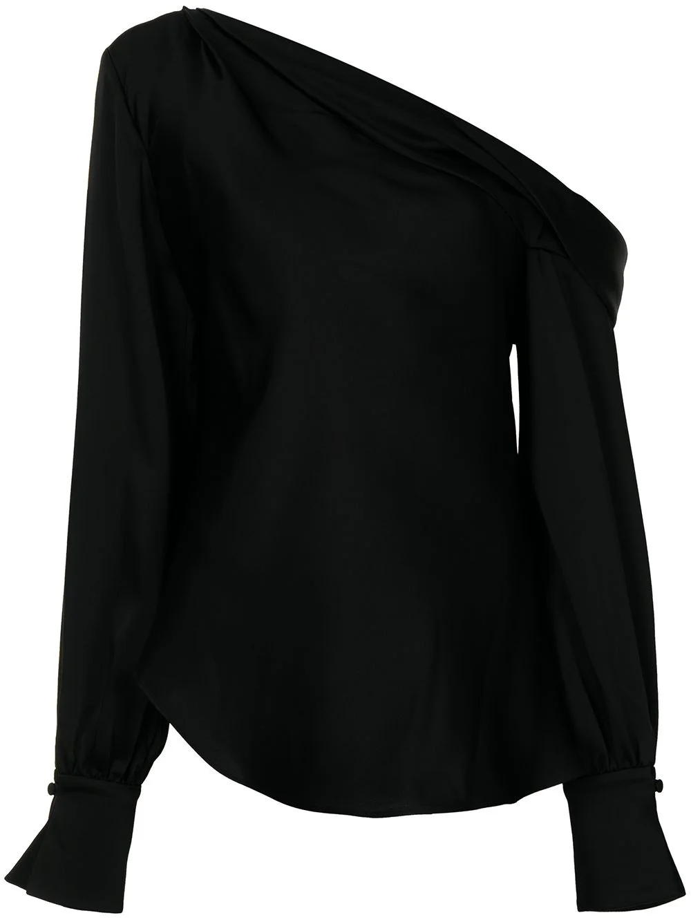 Alice one-shoulder stain blouse - 1