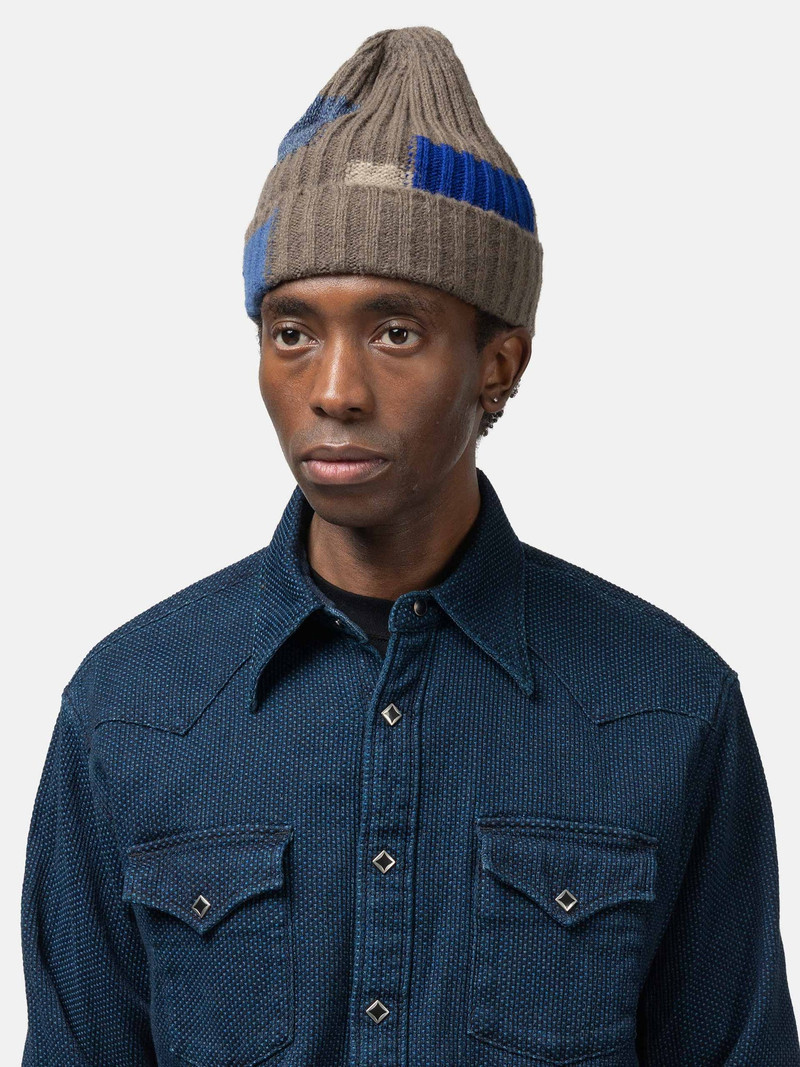 Kapital 5G Wool TUGIHAGI Knit Cap Gray outlook