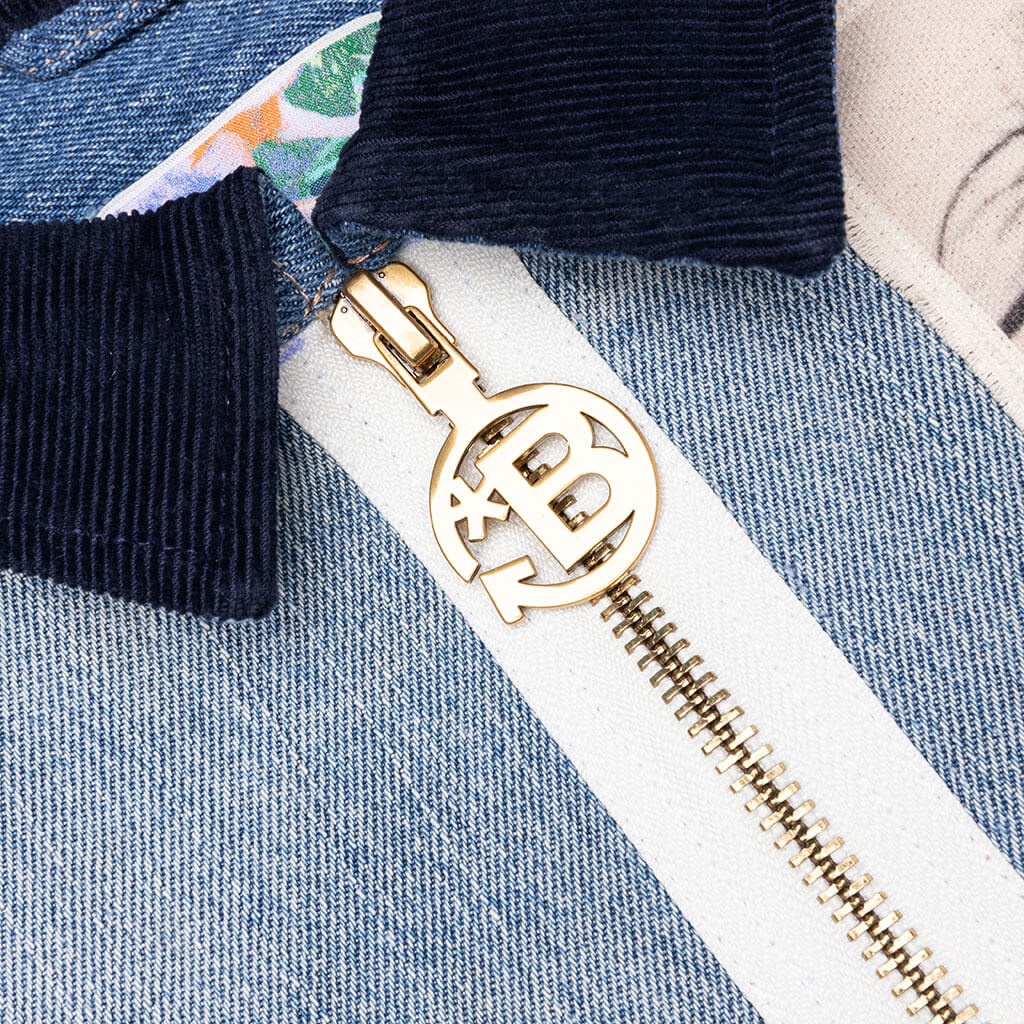 ROCK CITY RECONSTRUCTED DENIM JACKET - INDIGO - 3