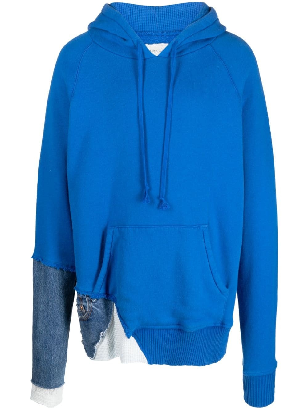 Fragment panelled hoodie - 1