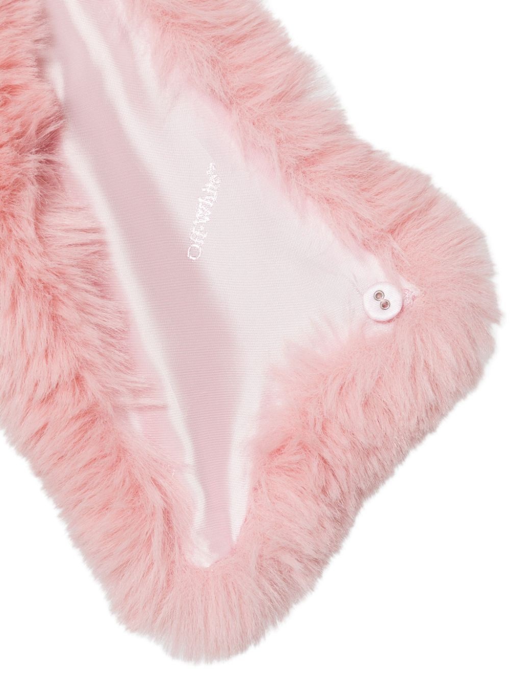 fuzzy pink scarf - 3