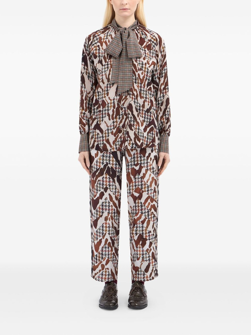 Pierre-Louis Mascia bow-tie neck blouse outlook