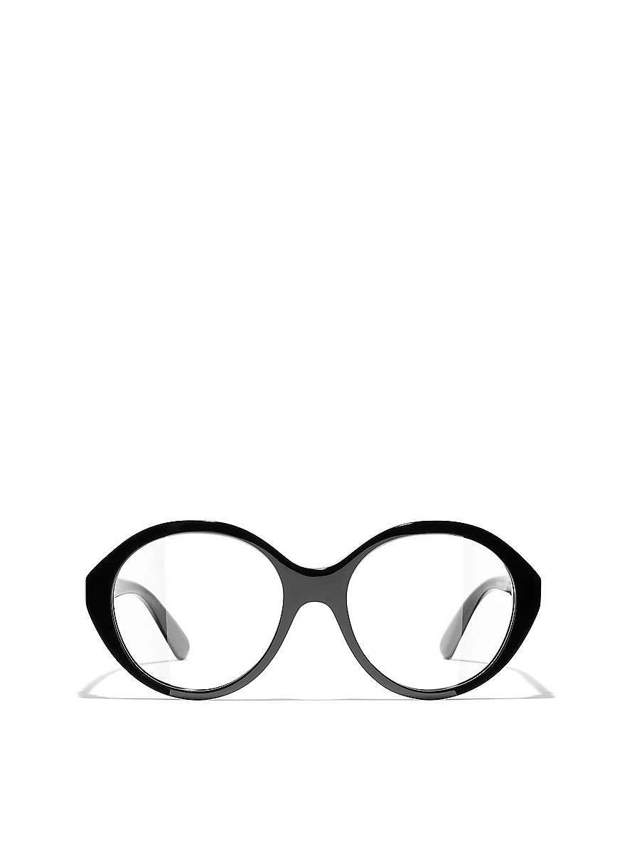 CH3459 round-frame acetate eyeglasses - 1