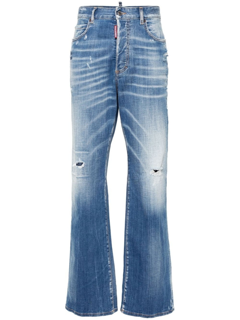 Roadie distressed straight-leg jeans 1