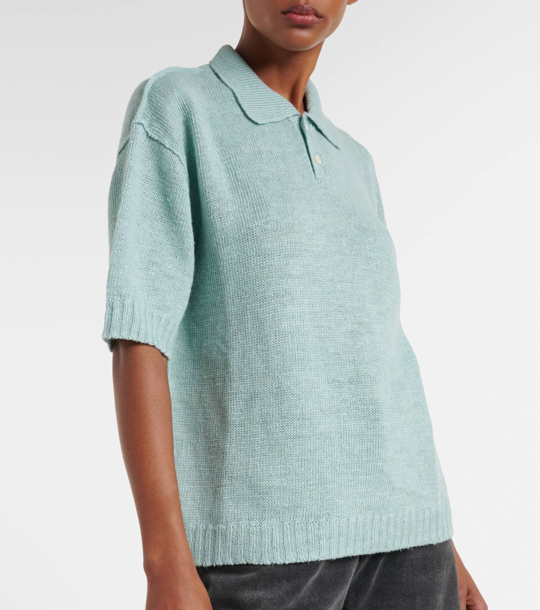 Hemp polo sweater - 6