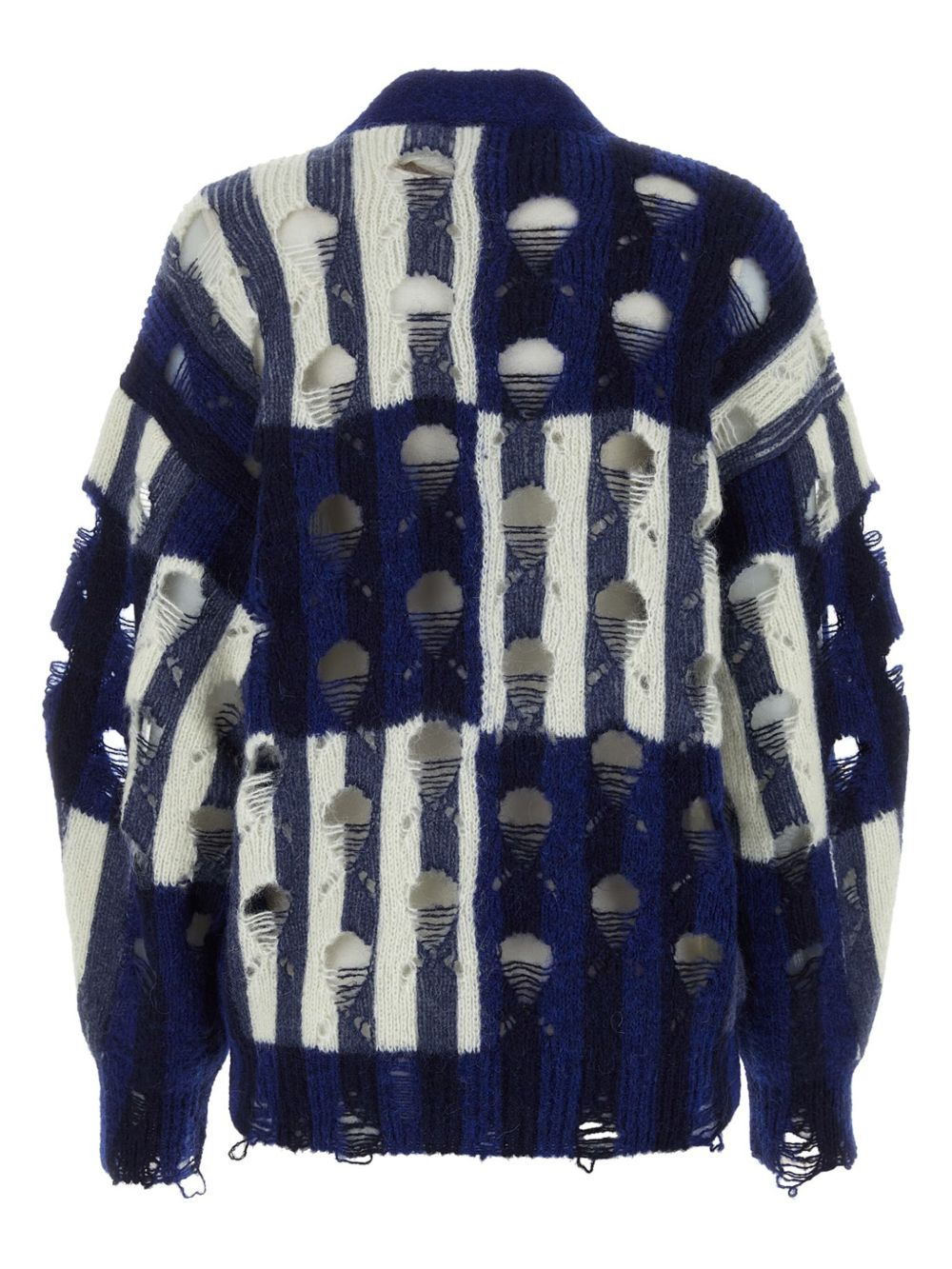 mohair-blend oversized cardigan - 2