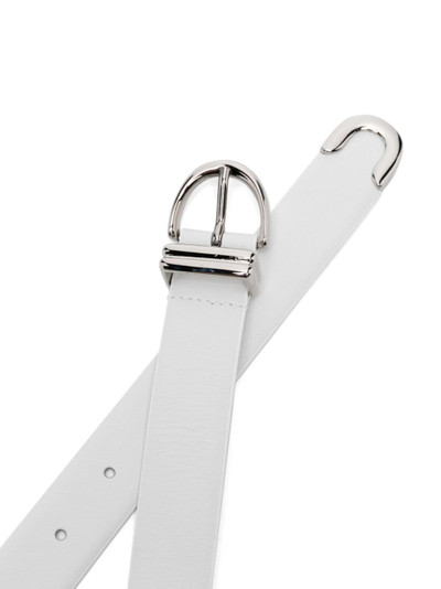 KHAITE Bambi buckle-fastening leather belt outlook