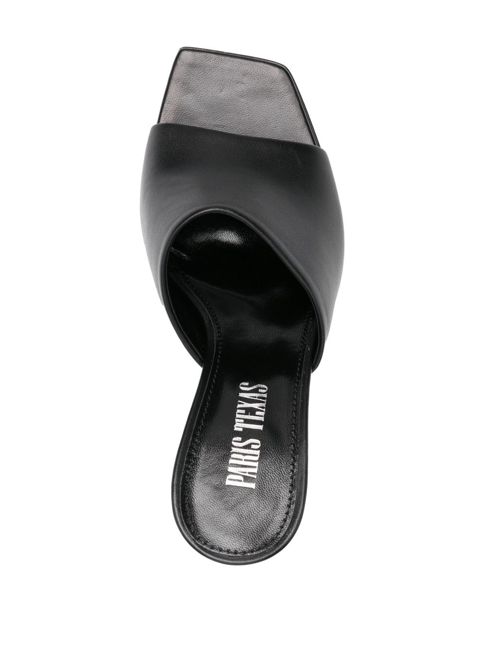 95mm leather mules - 4