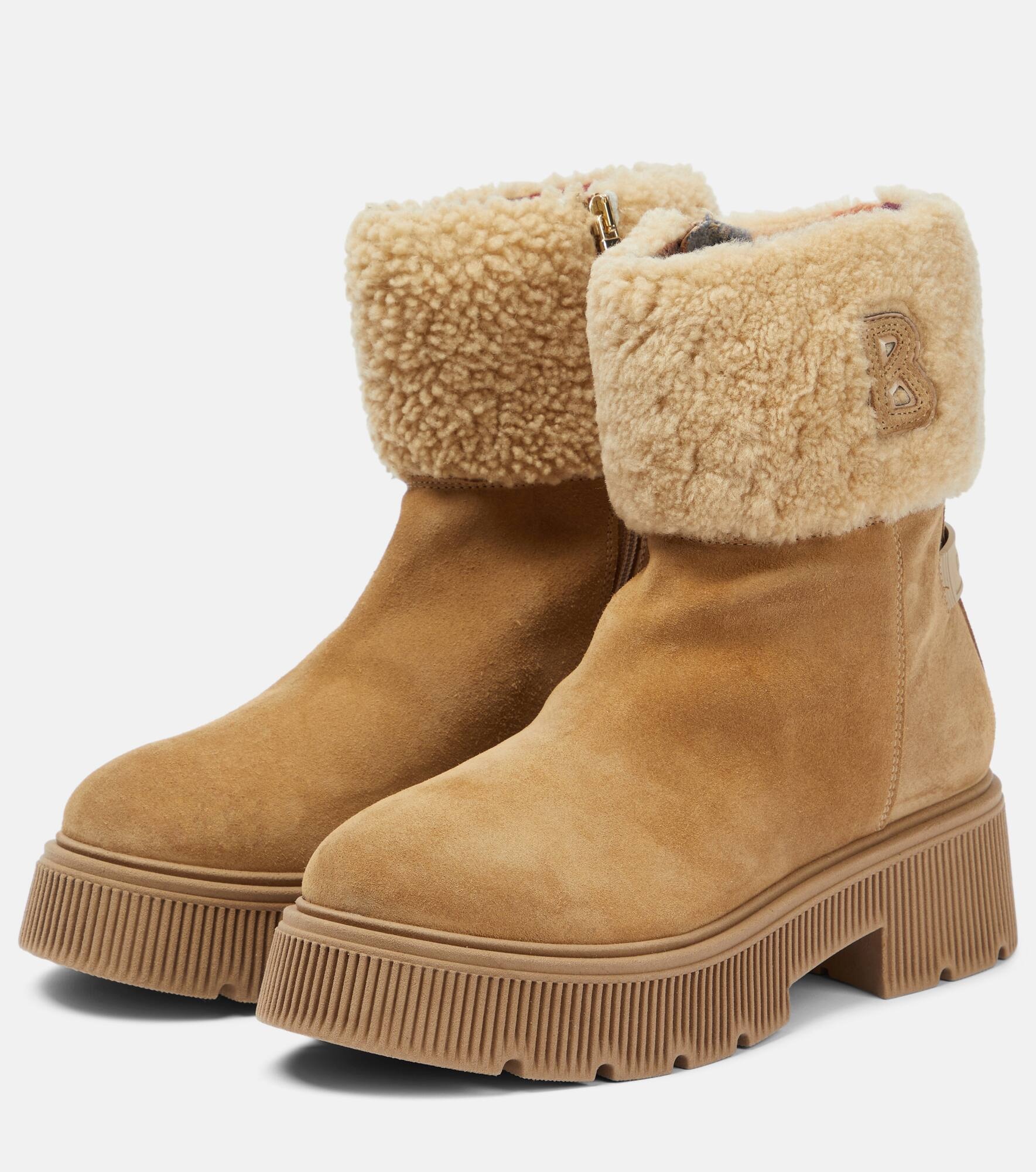 Turin suede and shearling ankle boots - 5