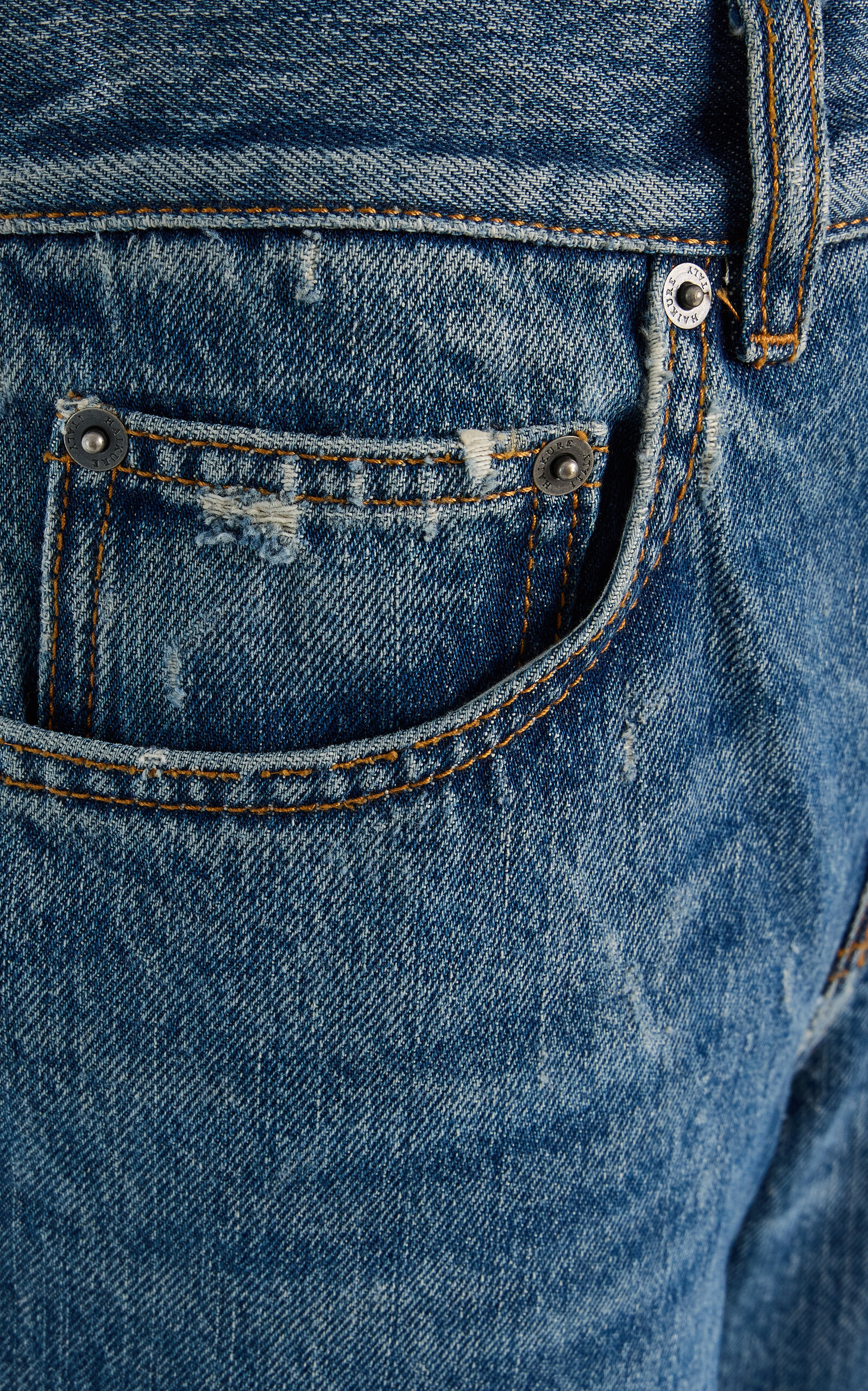 Star Rigid High-Rise Straight-Leg Jeans dark wash - 5