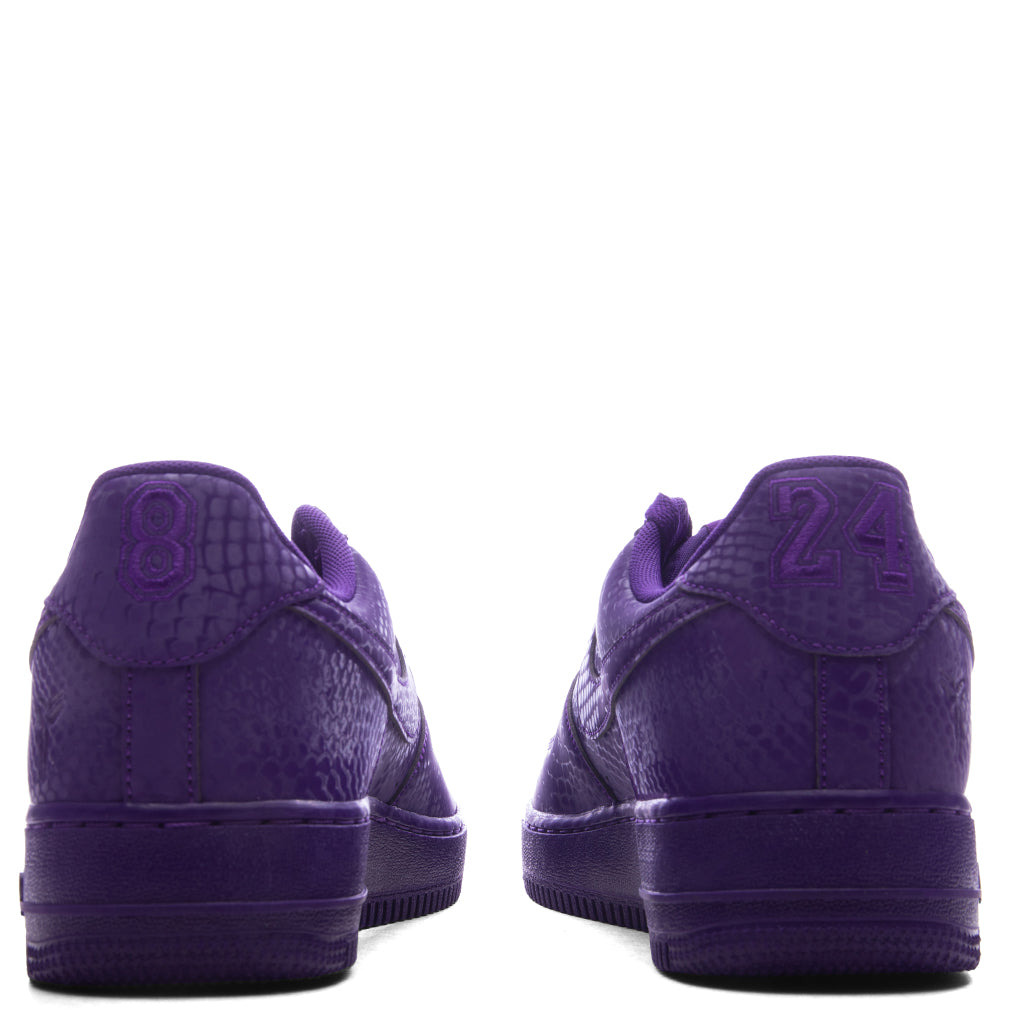 NIKE X KOBE BRYANT AIR FORCE 1 LOW 'COURT PURPLE' - COURT PURPLE/COURT PURPLE - 4