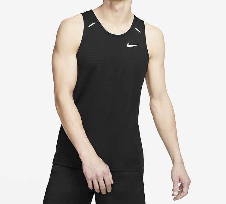 Nike Rise 365 Dri-fit Breathable Quick Dry Running Vest Black CJ5419-010 - 3