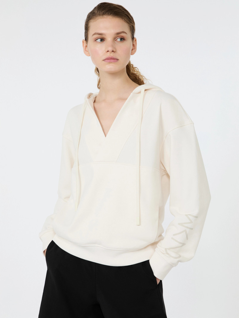 CANNONE Jersey hoodie - IVORY 5
