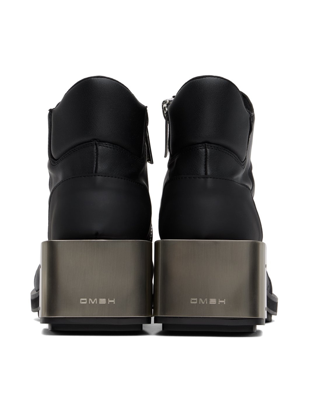 Black Baris Moto Boots - 2