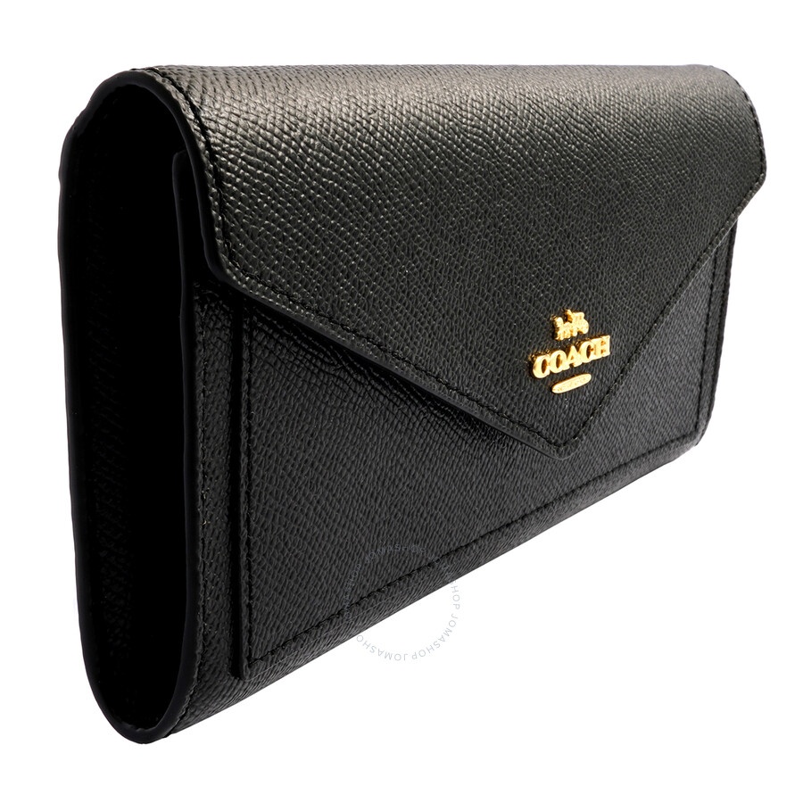 Coach Black Ladies Soft Slim Wallet - 3