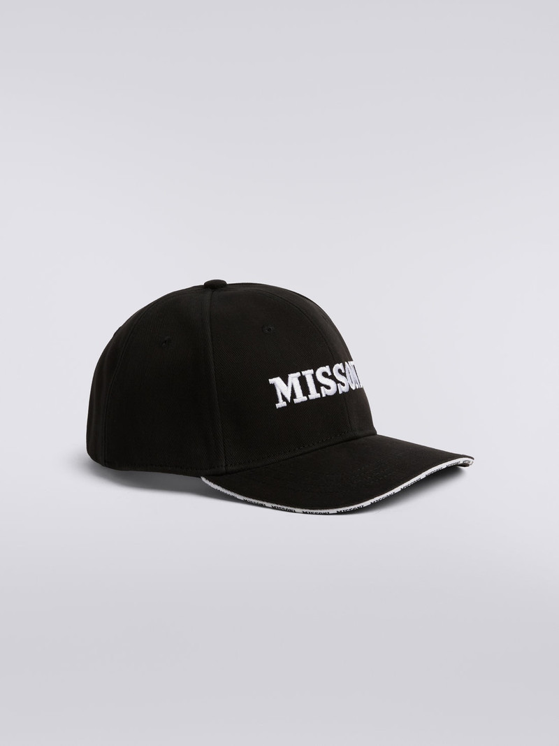 Missoni Cotton baseball cap with logo outlook