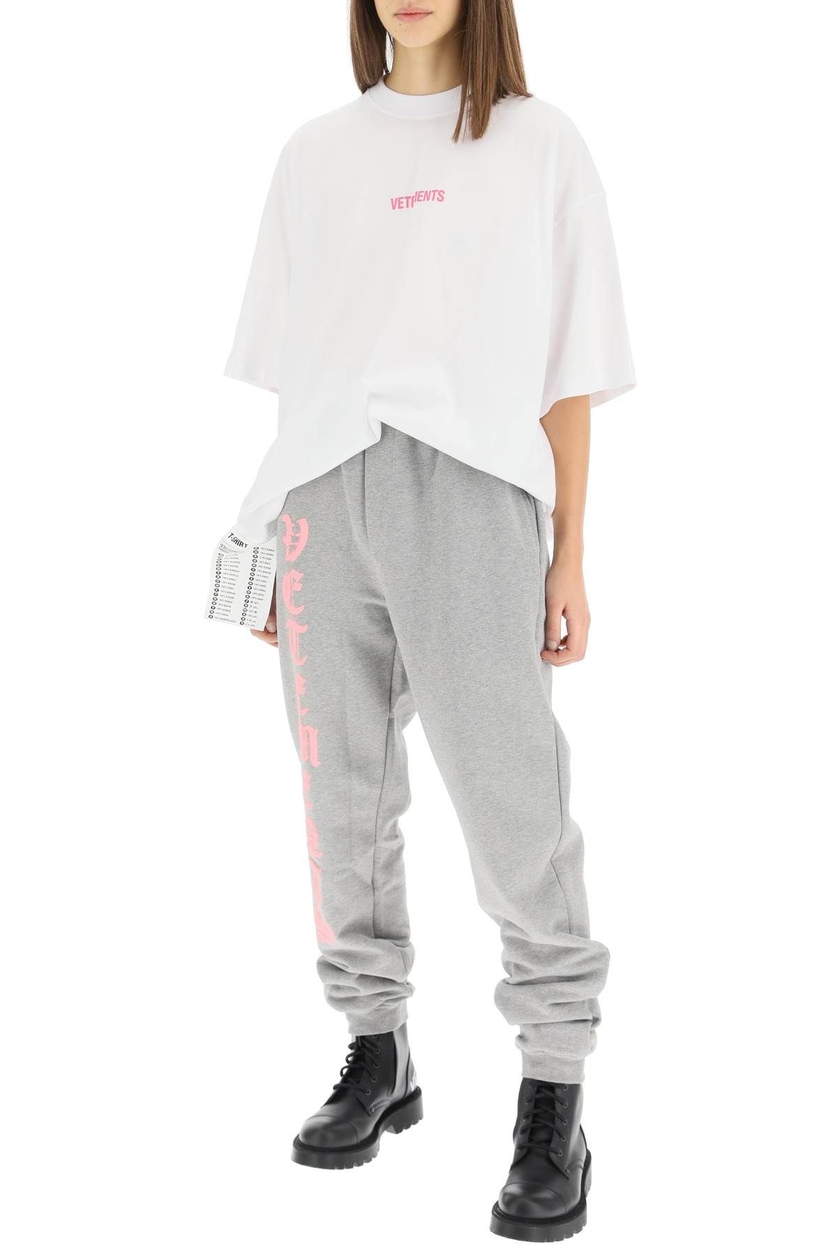 JOGGING TROUSERS WITH ANARCHY GOTHIC LOGO - 2