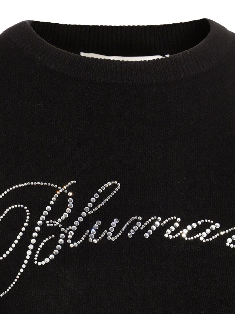 crystal-embellished wool sweater - 3