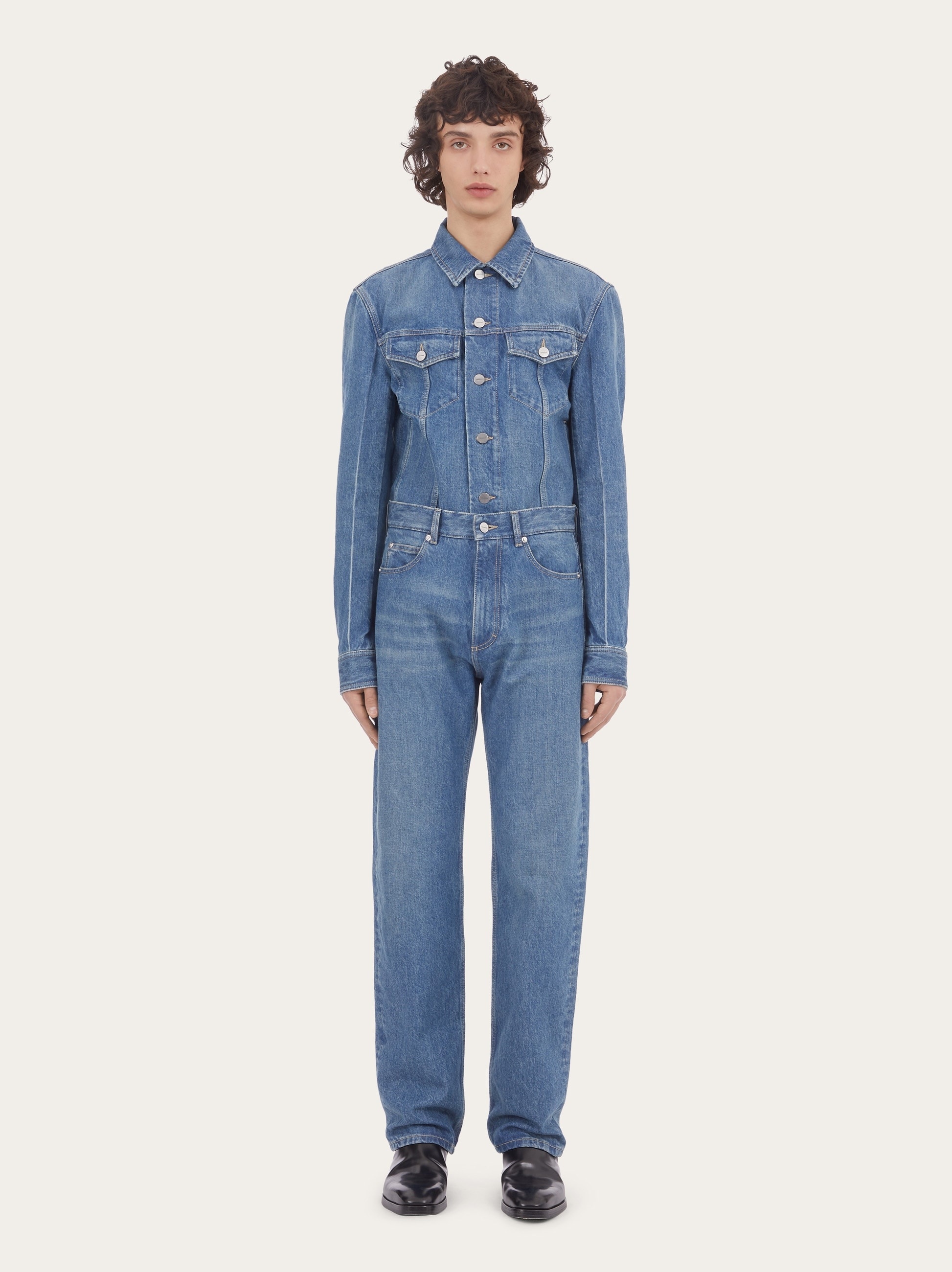 Washed denim jacket - 5