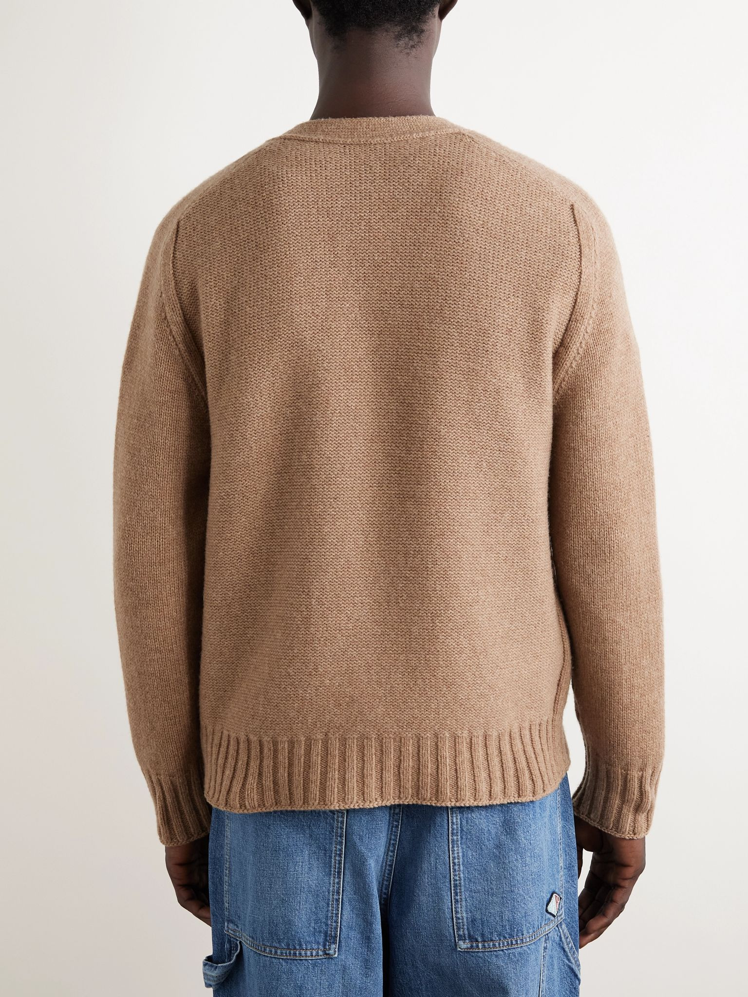 Wool Cardigan Camel - 3
