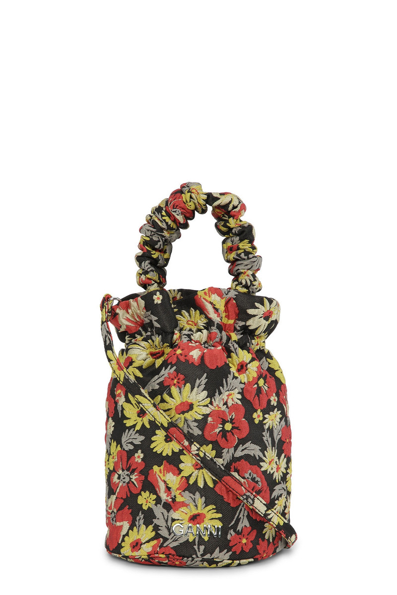 RUCHED TOP HANDLE BAG 1