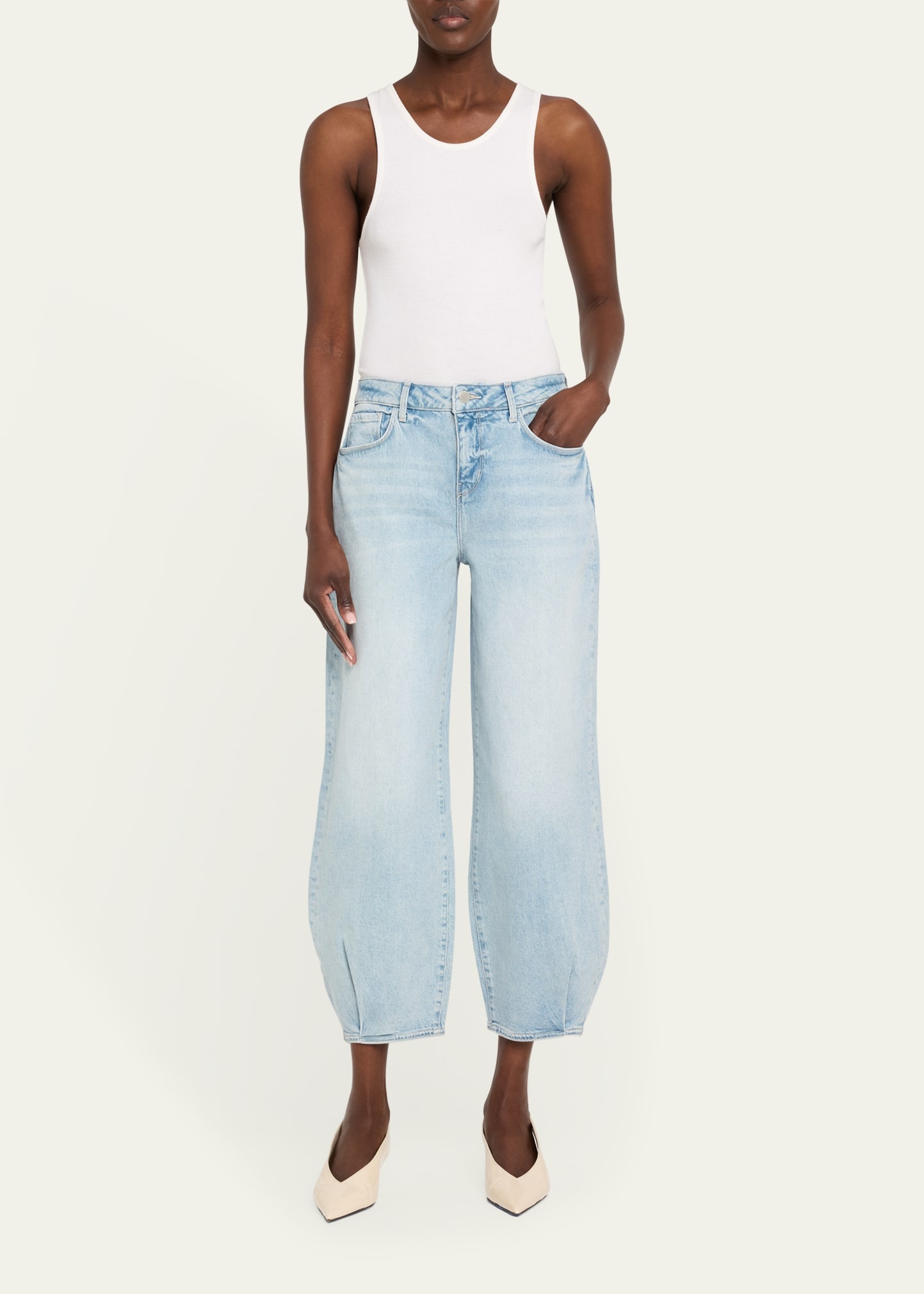 Krista High-Rise Tapered Jeans - 2