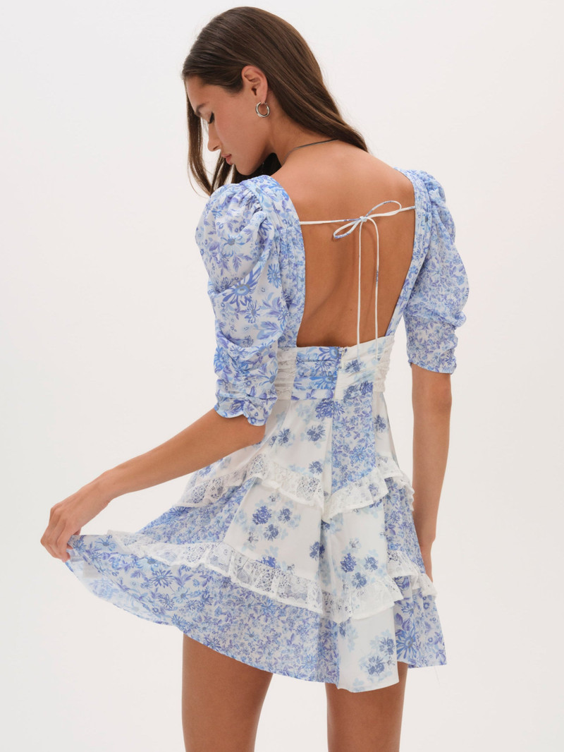 For Love & Lemons Rosalyn Mini Dress outlook