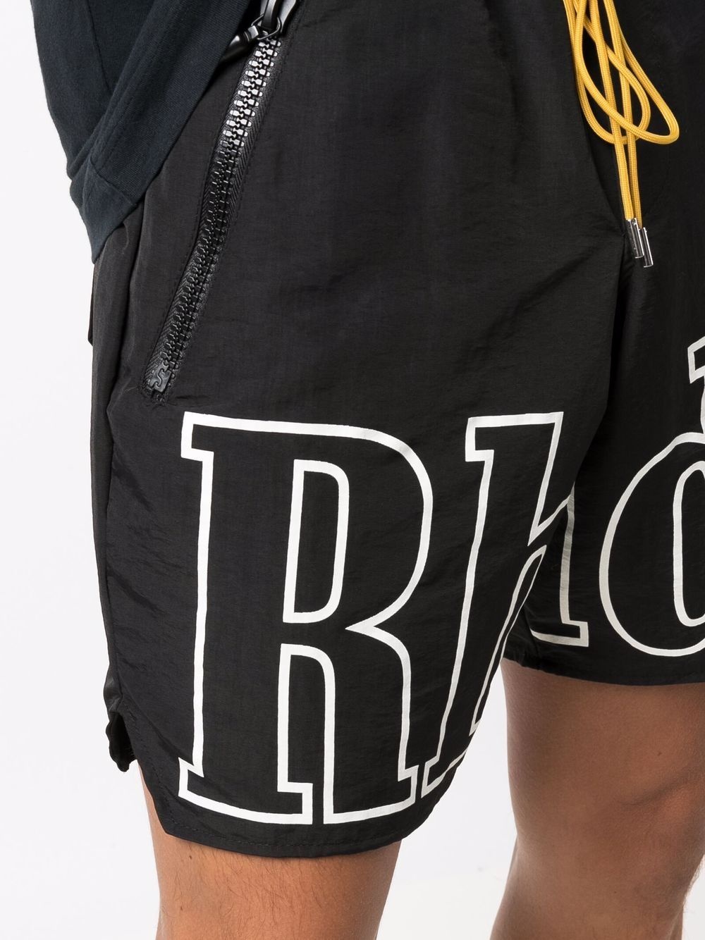 logo-print drawstring shorts - 5