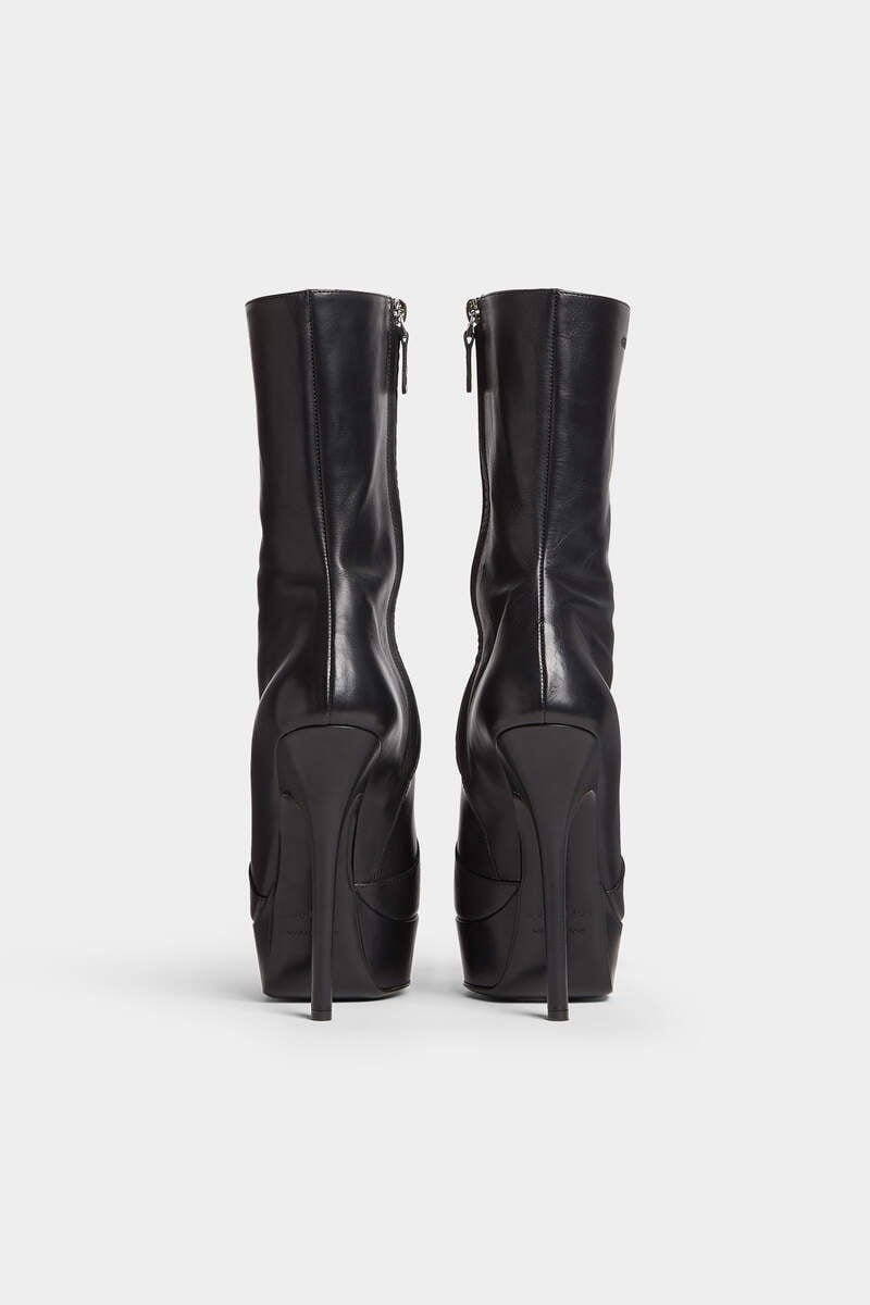 DEANDAY HEELED LEATHER ANKLE BOOTS - 3