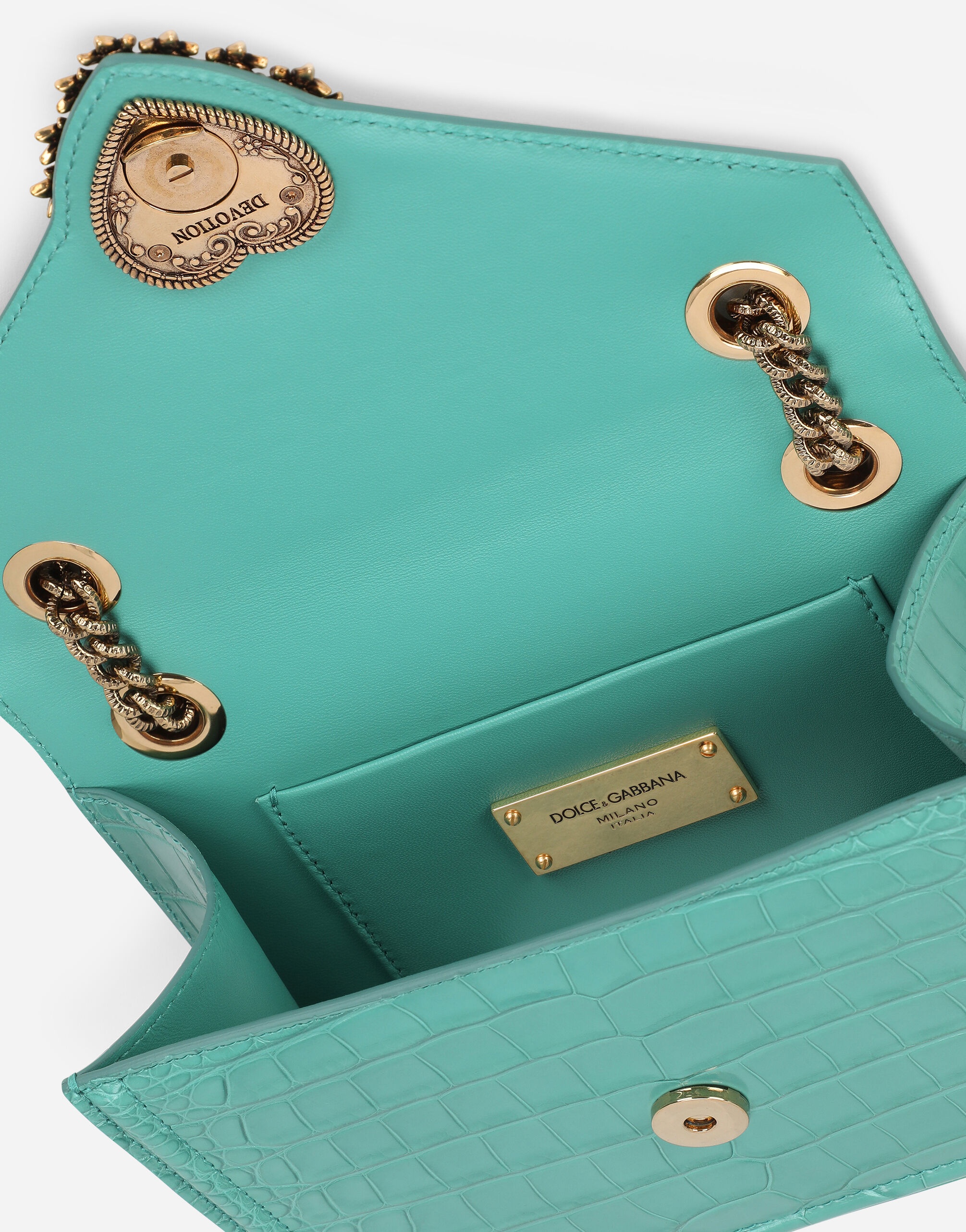 Medium crocodile skin Devotion bag - 5